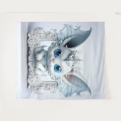 Niedliches Wing-Ear-Zeichen Wandteppich (Vorderseite (Horizontal))