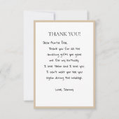 Niedliches Winter Teddy Bär Muster Dankeskarte (Vorderseite)