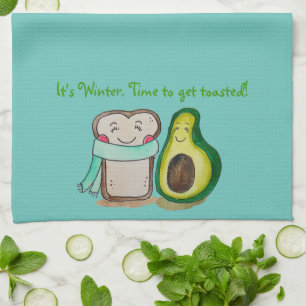 Niedliches Wintergeschirrtuch Geschirrtuch