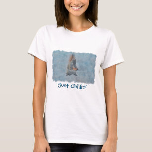 Niedliches Winterhörnchen mit Erdnuss nur Chillin T-Shirt