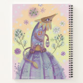 Niedliches Winternotebook Notizblock (Rückseite)