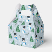 Niedliches Winterschneepatel Geschenkschachtel (Vorderseite)