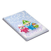 Niedliches Winterwulst-Notebook Notizblock (Rechte Seite)