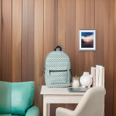 Niedliches, winziges Regenbogenmuster auf Blue Sky Bedruckter Rucksack