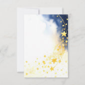 Niedliches Wolf Baby Showthema Dankeskarte (Rückseite)