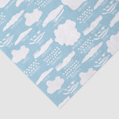 Niedliches Wolkendeckenpapier Seidenpapier (Ausschnitt)