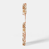 Niedliches Woodland Baby Deer Blumenmuster iPhone Hülle (Rechte Seite)