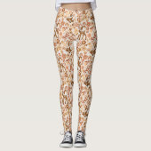 Niedliches Woodland Baby Deer Blumenmuster Leggings (Vorderseite)