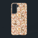 Niedliches Woodland Baby Deer Blumenmuster Samsung Galaxy Hülle<br><div class="desc">Karo aus diesem niedlichen Design</div>