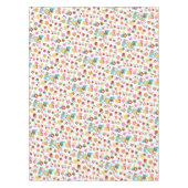 Niedliches Woodland Ewl & Blume Baby Girl Babydusc Tischdecke (Vorderseite)