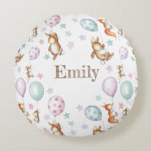 Niedliches Woodland-Tierkissen