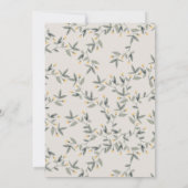 Niedliches Woodland Wasserfarbe Löwenfoliage Kinde Dankeskarte (Rückseite)