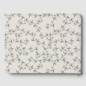 Niedliches Woodland Wasserfarbe Löwenfoliage Kinde Gästebuch (Rückseite)