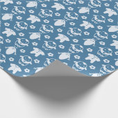 Niedliches Wrapping Paper für Neugeborene Geschenkpapier (Ecke)