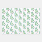 Niedliches Wrapping Paper Geschenkpapier Set (Vorderseite 2)