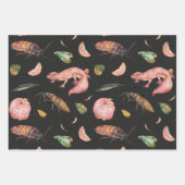 Niedliches Wrapping Paper Set mit Lizens und Roach Geschenkpapier Set (Vorderseite 2)