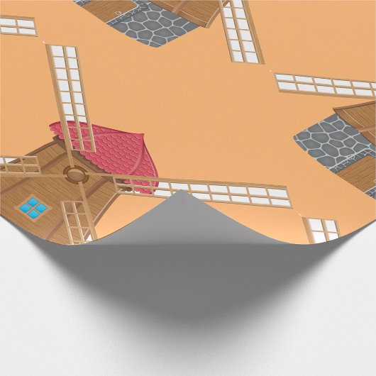 Niedliches Wrapping Paper von Windmill Dutch Archi Geschenkpapier
