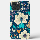 Niedliches, wunderschönes Blumenmuster und nahtlos Case-Mate iPhone Hülle (Rückseite)