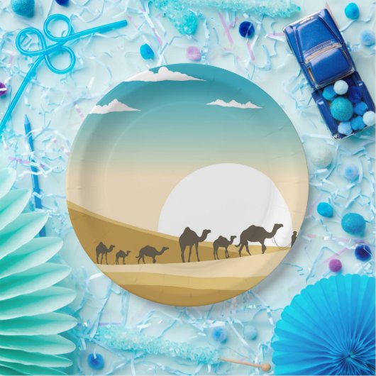 niedliches Wüstenkamel-Party Pappteller (Party)