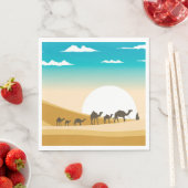 niedliches Wüstenkamel-Party Serviette (Beispiel)