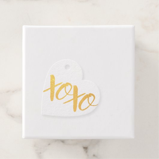 Niedliches XOXO Great Friend REAL FOIL-Geschenk Geschenkanhänger (Mit Box)