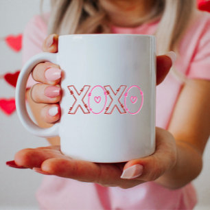 Niedliches XOXO, Minimalistisches XOXO Kaffeetasse