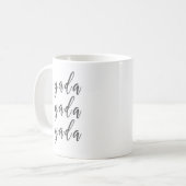 Niedliches "Yada, Yada, Yada" Sprichwort Cup/ Kaffeetasse (Vorderseite Links)