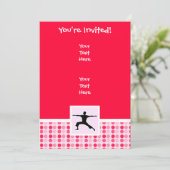 Niedliches Yoga Einladung (Stehend Vorderseite)