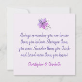 Niedliches Yoga Girl Auch dieses Jahr wird passier Karte (Rückseite)