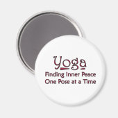 Niedliches Yoga-Sprichwort Magnet (Vorderseite/Rückseite)