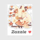 Niedliches Yokai-Inspiriert japanisches Design Aufkleber (Blatt)