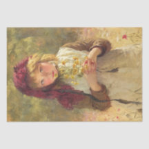Niedliches Young Girl Holly Yellow Buttercup Blume