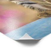 Niedliches Young Tabby Kitten mit blauen Augen in  Fotodruck (Ecke)