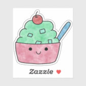 Niedliches Yummy-Eis Aufkleber (Blatt)