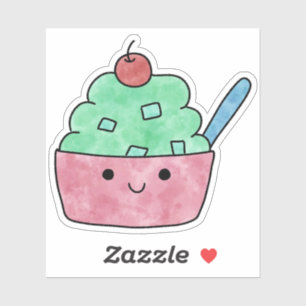 Niedliches Yummy-Eis Aufkleber