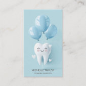 Niedliches Zahnarztgestänge für Kinder Visitenkarte (Vorderseite)