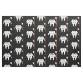 Niedliches Zahnbürstenmuster Stoff (Fat Quarter (45,7 x 55,9 cm))