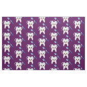 Niedliches Zahnbürstenmuster Stoff (Fat Quarter (45,7 x 55,9 cm))