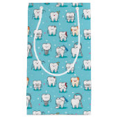 Niedliches Zahnmuster Kleine Geschenktüte (Vorderseite)