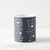 Niedliches, zauberhaftes Fischbein-Muster Kaffeetasse (Mittel)