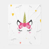 Niedliches Zauberschläfchen Fleecedecke (Vorderseite)