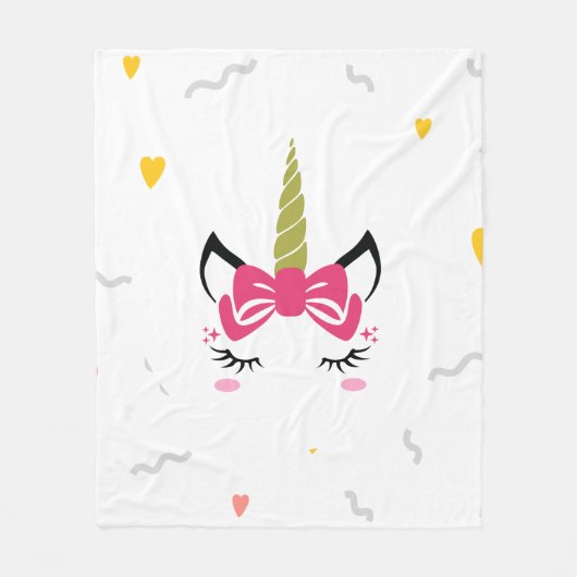 Niedliches Zauberschläfchen Fleecedecke (Vorderseite)
