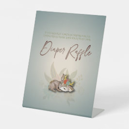 Niedliches Zauberwaldtierspiel Sockelschild