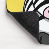 Niedliches Zebra anpassen Mousepad (Ecke)