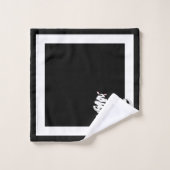 Niedliches Zebra Badhandtuch Set (Waschlappen)