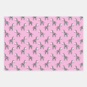 Niedliches Zebra Geschenkpapier Set (Vorderseite 2)
