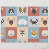 Niedliches Zebra im Lila Auto Flyer (Hinten)