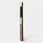 Niedliches Zebra-Imitat grün u. rosa Case-Mate iPhone Hülle (Hinten/Links)