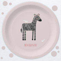 Niedliches Zebra-Pink-Party