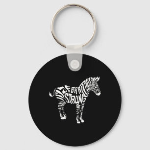 Niedliches Zebra Strong Ehlers Danlos Syndrome Bew Schlüsselanhänger